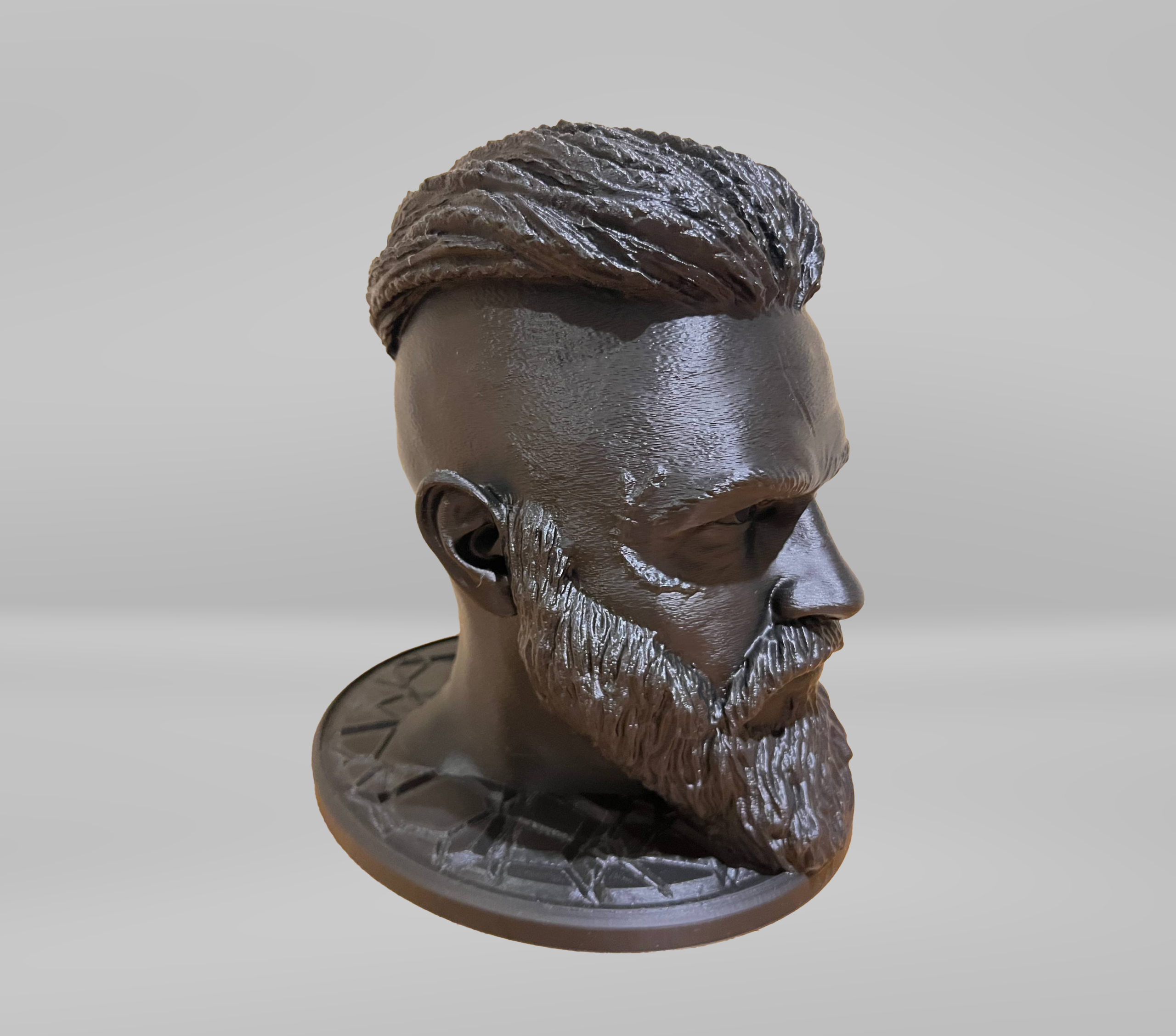 Ausinių stovas "Vikingas" Juodas - Image 2